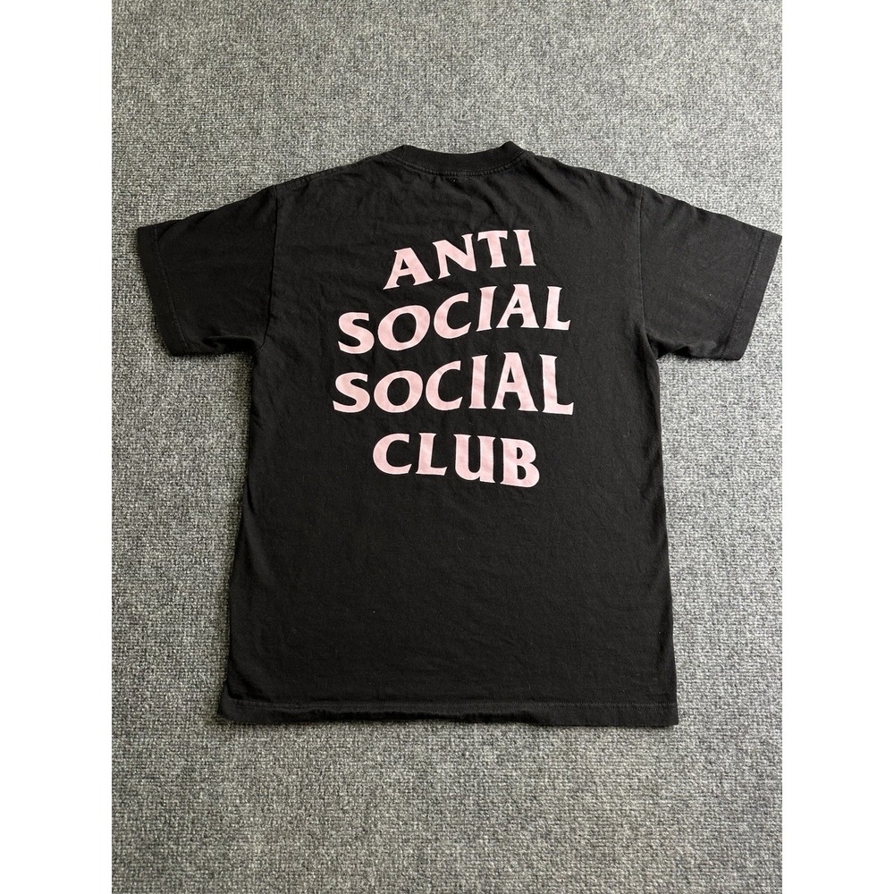 Mens Anti Social Social Club Stressed T-Shirt Black, Size M